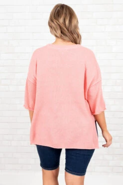 Forever Chill Sweater, Pink -Chic Soul Store ForeverChillSweater Pink 9980