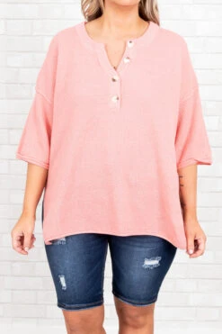 Forever Chill Sweater, Pink -Chic Soul Store ForeverChillSweater Pink 9981