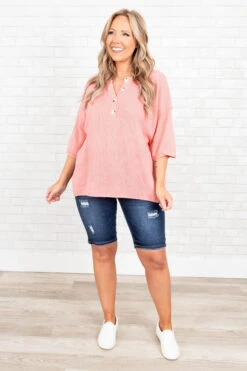 Forever Chill Sweater, Pink -Chic Soul Store ForeverChillSweater Pink 9984