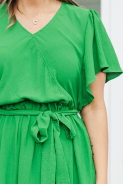 Forever In My Heart Dress, Green -Chic Soul Store ForeverInMyHeartDress Green 4