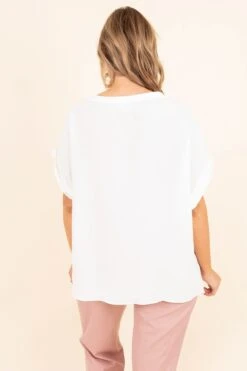 Free Forever Top, Off White -Chic Soul Store FreeForeverTop OffWhite 9663