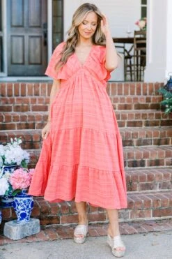 Free To Dream Maxi Dress, Pink -Chic Soul Store FreeToDreamMidiDress 3