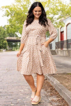 Fresh And Sweet Dress, Taupe 10 Fresh And Sweet Dress, Taupe -Chic Soul Store FreshAndSweetDress Taupe 0289