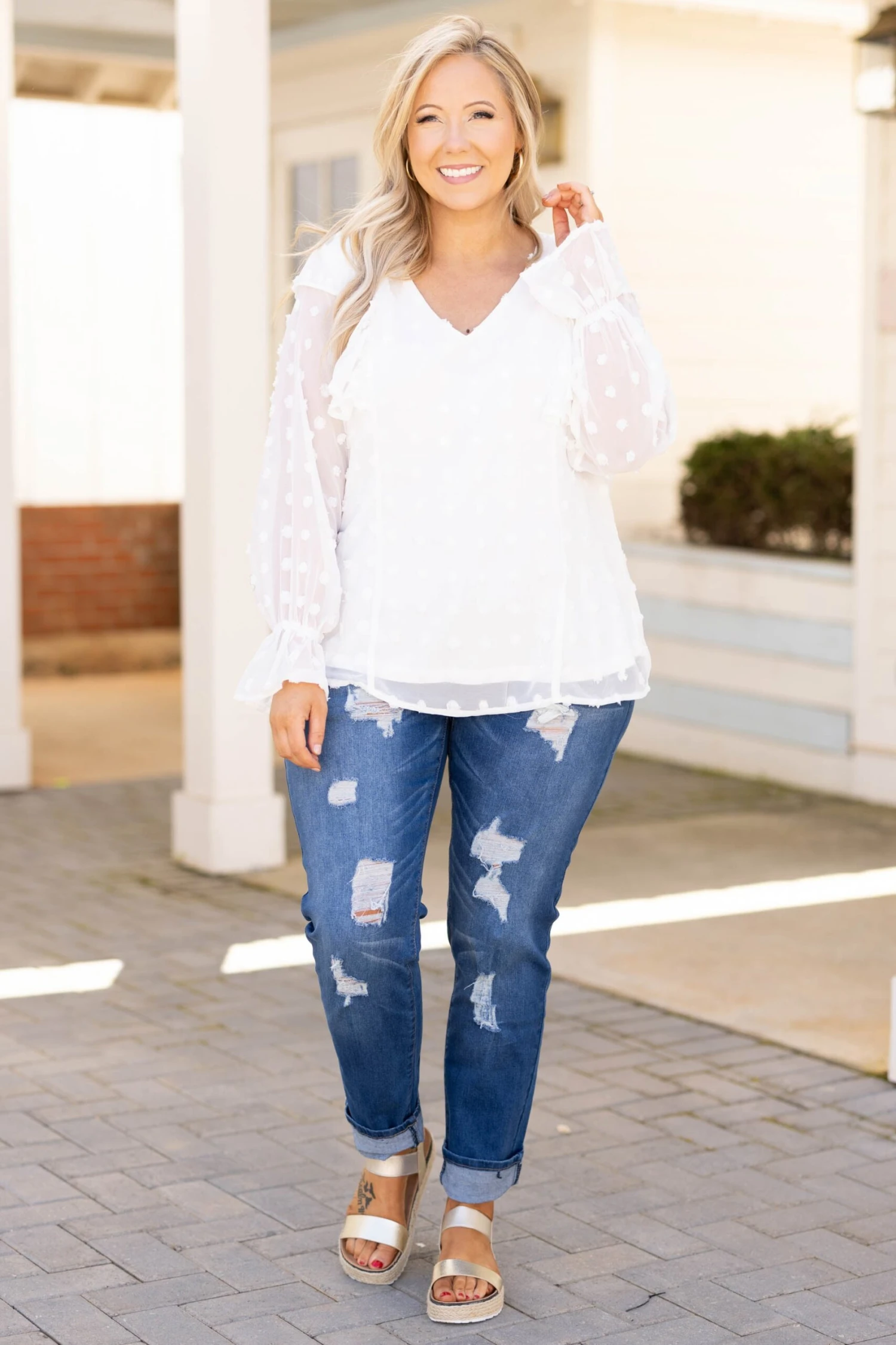 Fresh Outlook Top, Ivory 4 Fresh Outlook Top, Ivory - Image 2