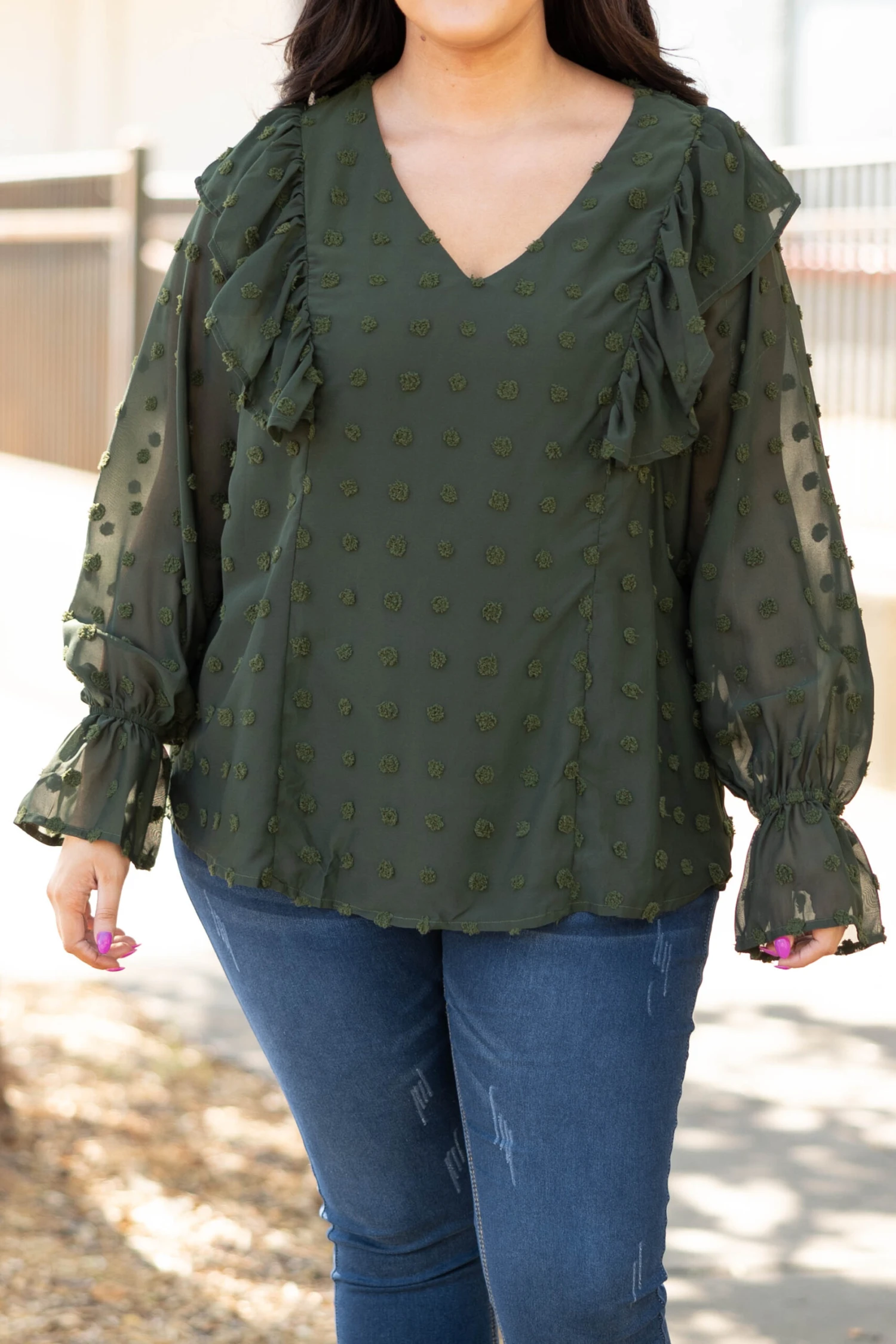 Fresh Outlook Top, Olive 7 Fresh Outlook Top, Olive - Image 5