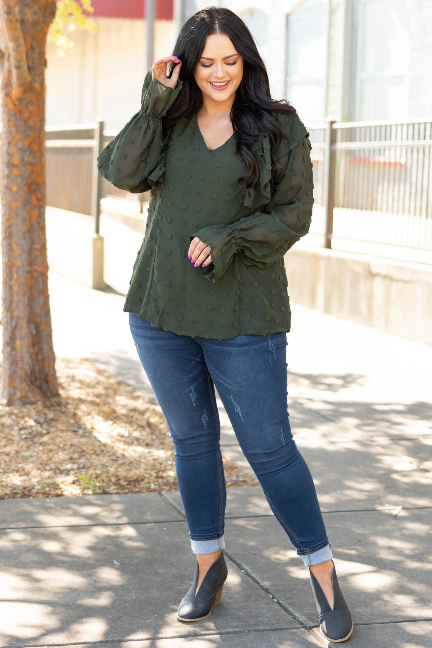 Fresh Outlook Top, Olive 6 Fresh Outlook Top, Olive - Image 4