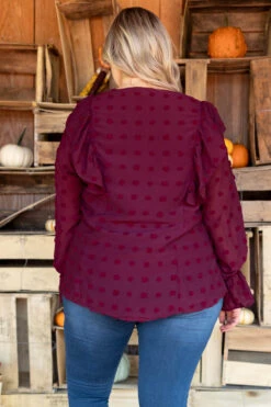 Fresh Outlook Top, Wine 12 Fresh Outlook Top, Wine -Chic Soul Store FreshOutlookTop Wine 6985