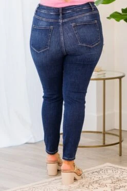 Friendly Discussion Skinny Jeans, Dark 14 Friendly Discussion Skinny Jeans, Dark -Chic Soul Store FriendlyDiscussionSkinnyJeans Dark 3