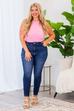 Friendly Discussion Skinny Jeans, Dark 13 Friendly Discussion Skinny Jeans, Dark -Chic Soul Store FriendlyDiscussionSkinnyJeans Dark 5