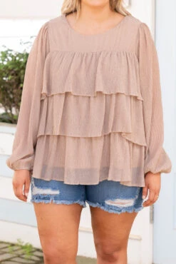 Friendships Like This Top, Mocha -Chic Soul Store FriendshipsLikeThisTop Mocha 3133