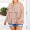 Friendships Like This Top, Mocha 1 Friendships Like This Top, Mocha -Chic Soul Store FriendshipsLikeThisTop Mocha 3134