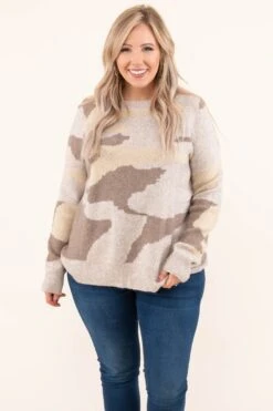 From Dusk Til Dawn Sweater, Sand-Coco
