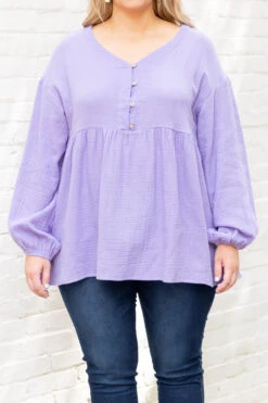 From Me To You Top, Lavender -Chic Soul Store FromMeToYouTop Lavender 4598
