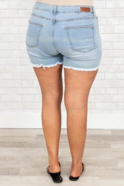 Fun And Games Shorts, Light Wash 12 Fun And Games Shorts, Light Wash -Chic Soul Store FunAndGamesShorts LightWash 9475