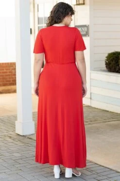 Fun And Joy Dress, Red -Chic Soul Store FunAndJoyDress Red 2