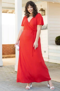 Fun And Joy Dress, Red -Chic Soul Store FunAndJoyDress Red 9150