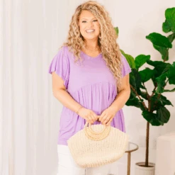 Gallery Gazing Top, Lilac