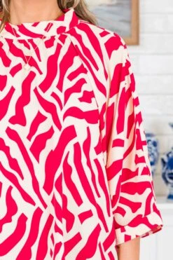 Gallery Glamour Top, Pink -Chic Soul Store GalleryGlamourTop Pink 4