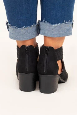 Get Back To Business Booties, Black -Chic Soul Store GetBacktoBusinessBooties Black 5