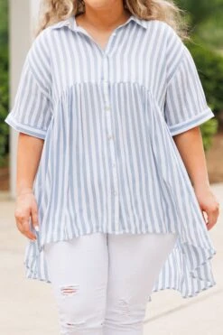 Get It Started Top, Blue -Chic Soul Store GetItStartedTop Blue 2