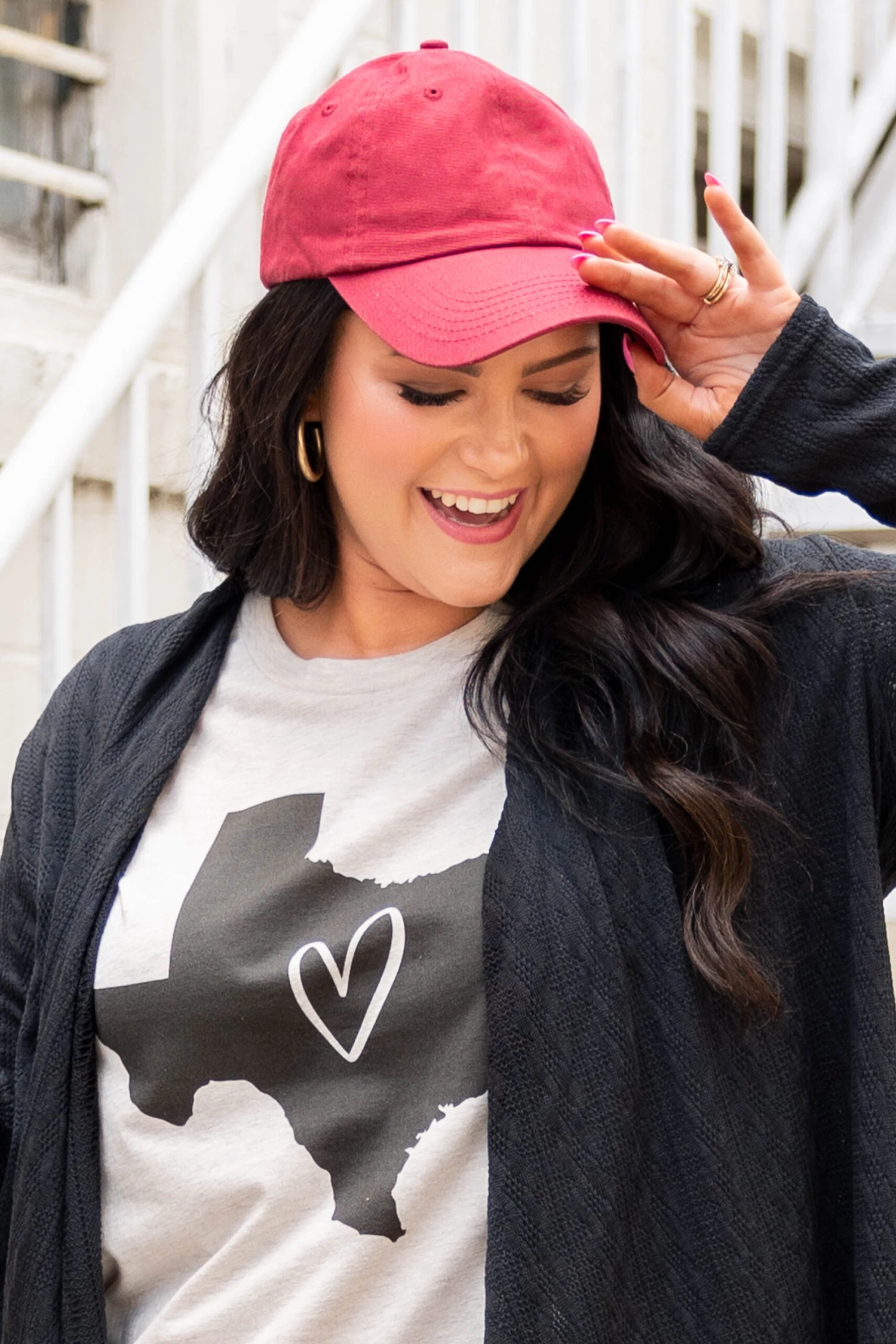 Get The Chance Ball Cap, Crimson 4 Get The Chance Ball Cap, Crimson - Image 2