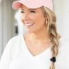 Get The Chance Ball Cap, Pink 1 Get The Chance Ball Cap, Pink -Chic Soul Store GetTheChanceBallCap Pink