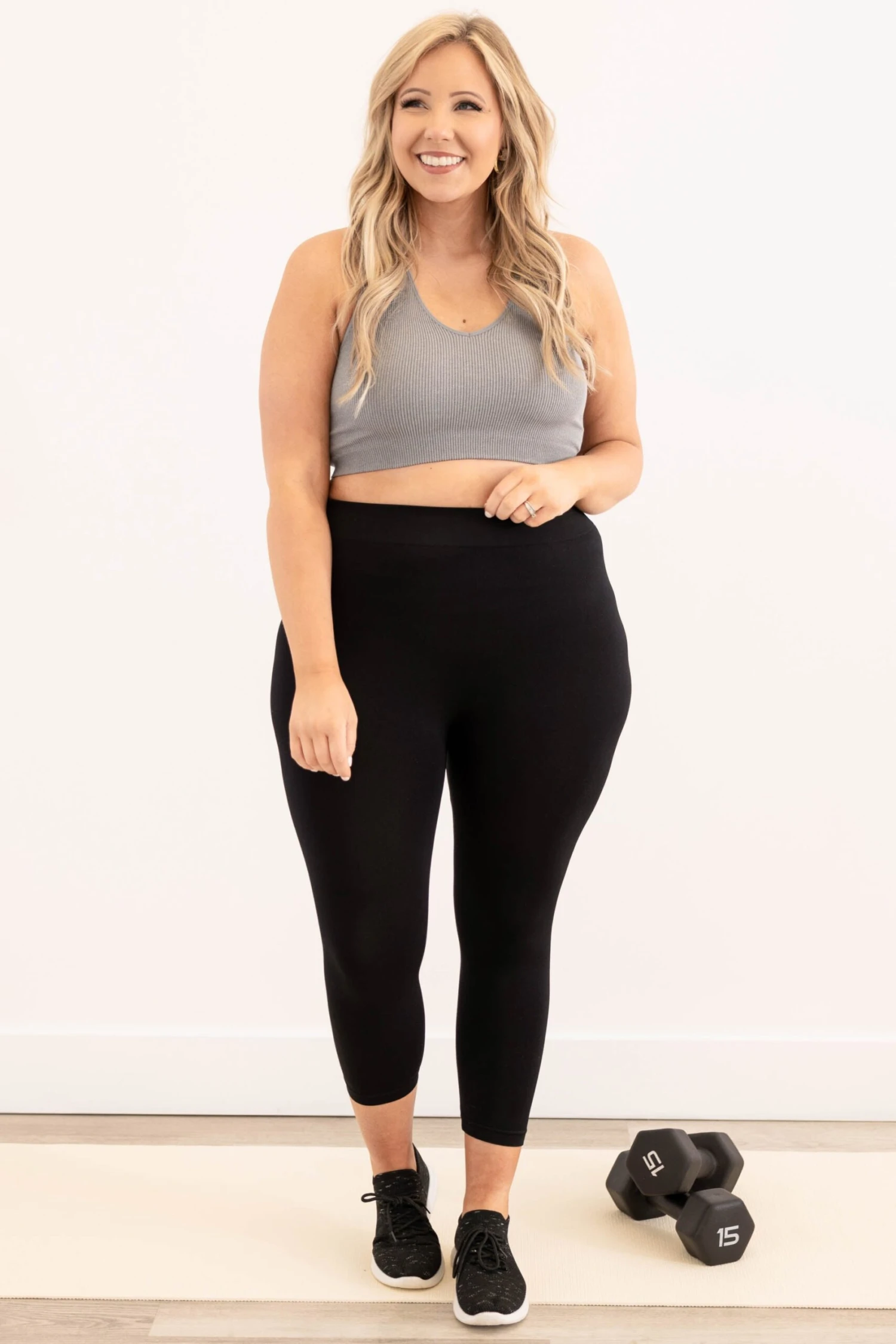 Girl Next Door Leggings Cropped, Black 6 Girl Next Door Leggings Cropped, Black - Image 4