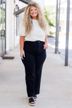 Girl On The Go Jeans, Black 15 Girl On The Go Jeans, Black -Chic Soul Store GirlOnTheGoJeans Black 15