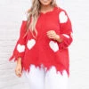 Give Love Sweater, Red