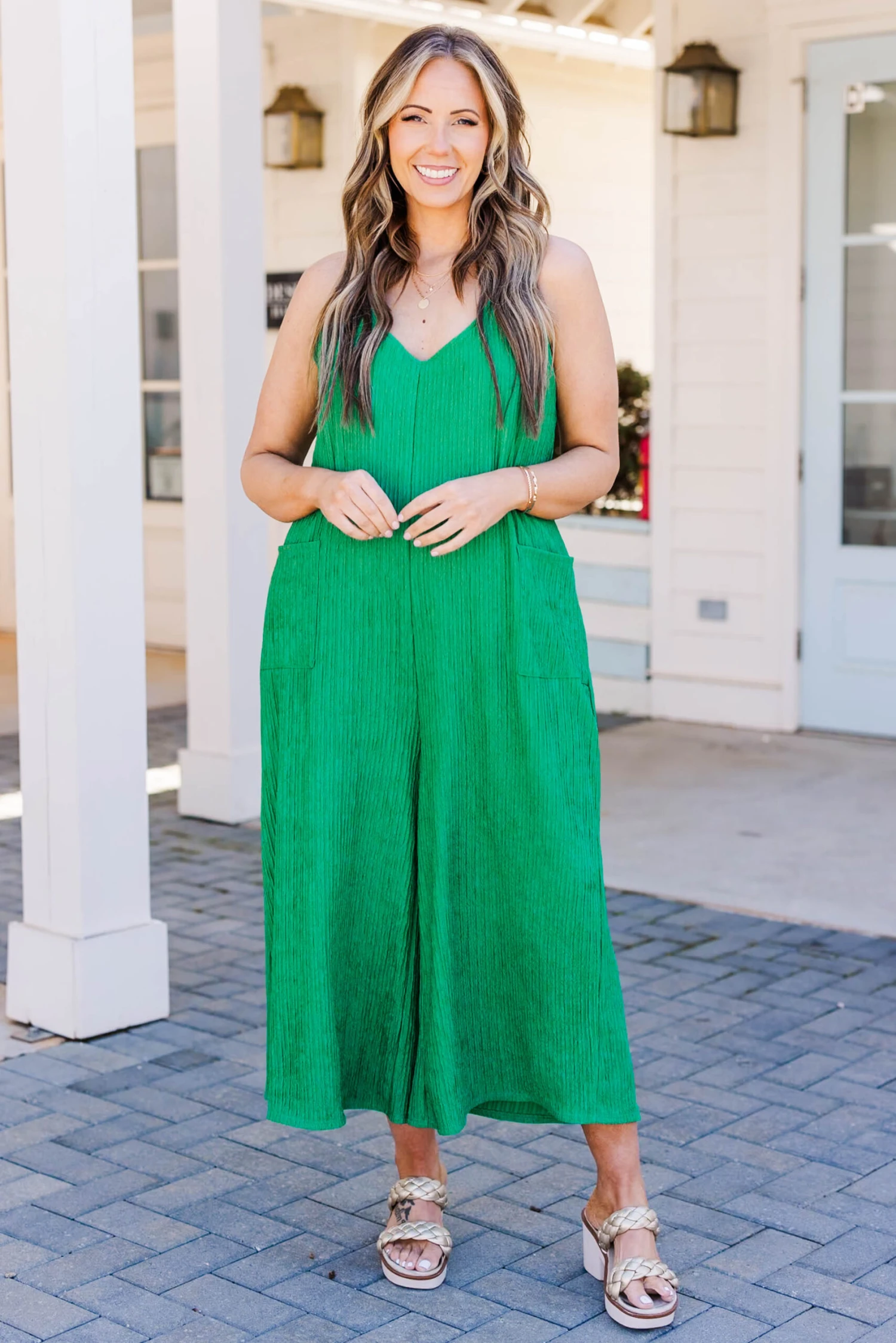 Give Me Your Time Jumpsuit, Kelly Green 3 Give Me Your Time Jumpsuit, Kelly Green