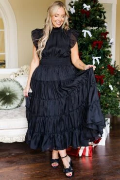 Glimmer Of Glamorous Dress, Black -Chic Soul Store GlimmerofGlamourDress Black 7