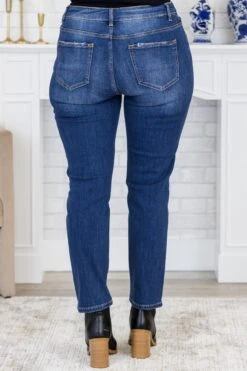 Glimpse Of Tomorrow Jeans, Dark Wash -Chic Soul Store GlimpseOfTomorrowJeans DarkWash