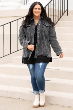 Glimpse Of Us Jacket, Black -Chic Soul Store GlimpseOfUsJacket Black 0114