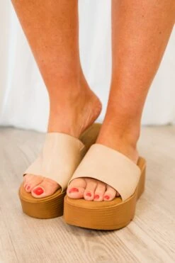 Glimpse Of Me Wedges, Nude 10 Glimpse Of Me Wedges, Nude -Chic Soul Store GlimpseofMeWedges Nude