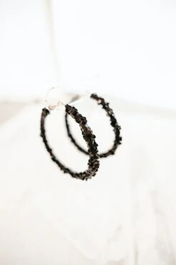 Glitzy Chic Earrings, Black -Chic Soul Store GlitzyChicEarrings Black 7