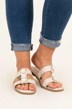 Glow A Little Sandals, Nude -Chic Soul Store GlowALittleSandals Nude 0062