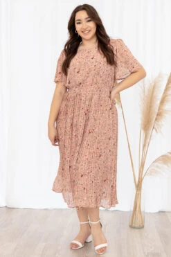 Go Easy On Me Dress, Blush -Chic Soul Store GoEasyOnMeDress Blush 8513
