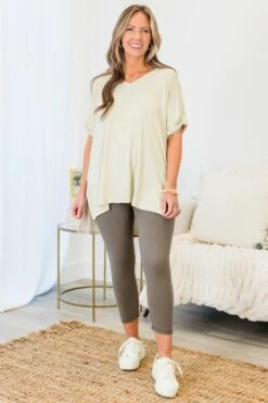 Go For The Goal Leggings, Smoky Grey -Chic Soul Store GoForTheGoalLeggings SmokyGrey 6
