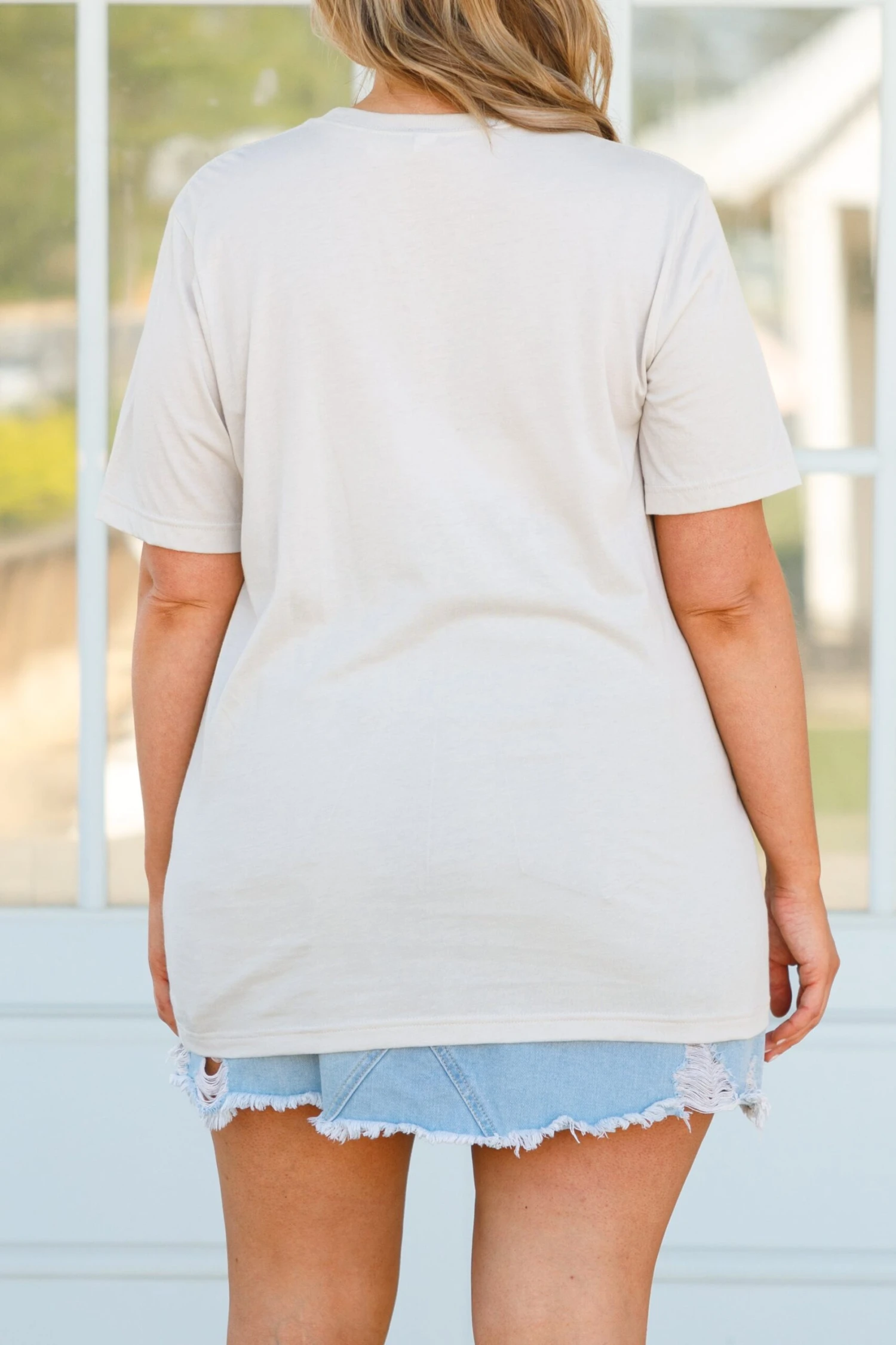 Go Saddle Up Tee, Heather Dust 7 Go Saddle Up Tee, Heather Dust - Image 5