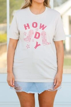 Go Saddle Up Tee, Heather Dust 11 Go Saddle Up Tee, Heather Dust -Chic Soul Store GoSaddleUpTee HeatherDust 2 36e24124 fbc0 4753 b52e 88ca48f0bbd9