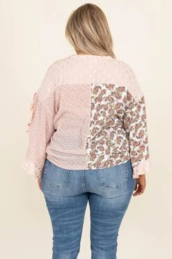 Go Wild Top, Blush Mix -Chic Soul Store GoWildTop BlushMix 0056