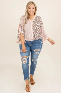 Go Wild Top, Blush Mix -Chic Soul Store GoWildTop BlushMix 0060