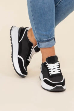 Going For A Walk Sneakers, Black 10 Going For A Walk Sneakers, Black -Chic Soul Store GoingForAWalkSneakers Black