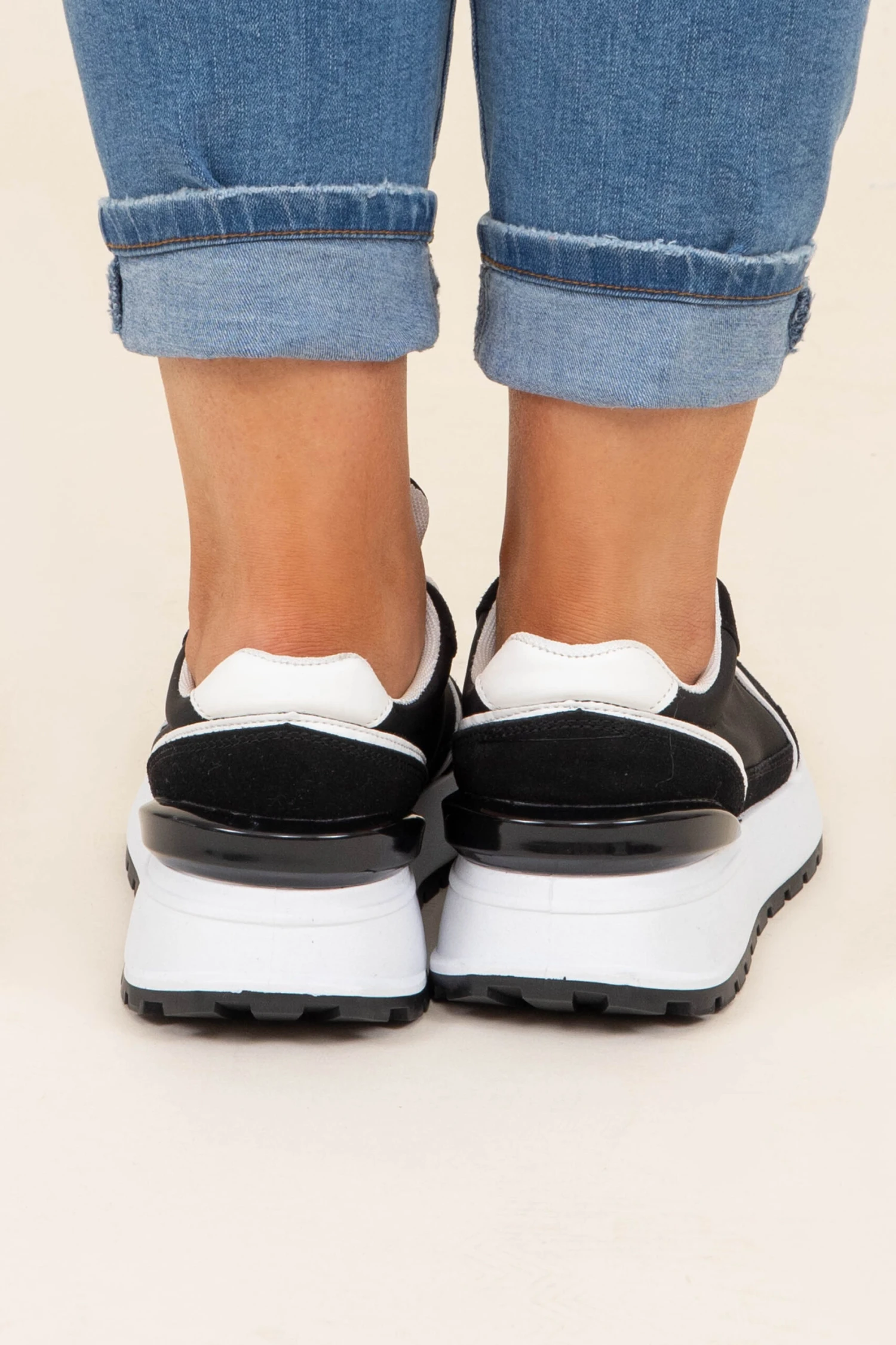 Going For A Walk Sneakers, Black 7 Going For A Walk Sneakers, Black - Image 5