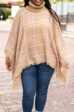 Going For Gorgeous Poncho, Tan 11 Going For Gorgeous Poncho, Tan -Chic Soul Store GoingForGorgeousPoncho Tan 2404