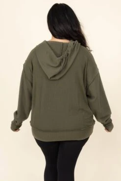 Going On Break Hoodie, Olive -Chic Soul Store GoingOnBreakHoodie Olive