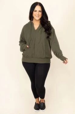 Going On Break Hoodie, Olive -Chic Soul Store GoingOnBreakHoodie Olive 3