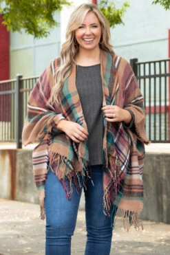 Going To The City Poncho, Multi