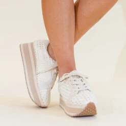 Goldmine Sneakers, Cream