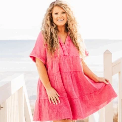 Good For You Dress, Hot Pink